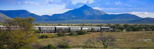 African Explorer train banner