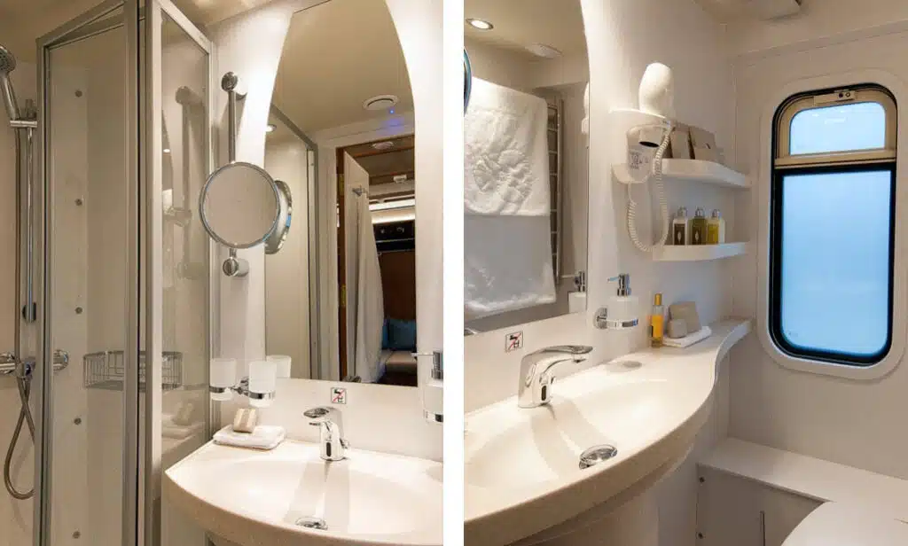 Danube Express superior deluxe bathroom