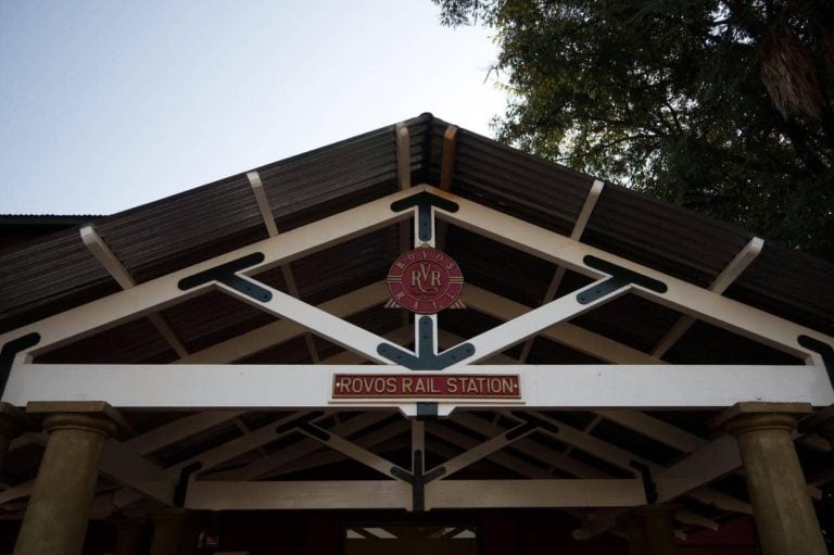 entrance to rovos rail station in pretoria