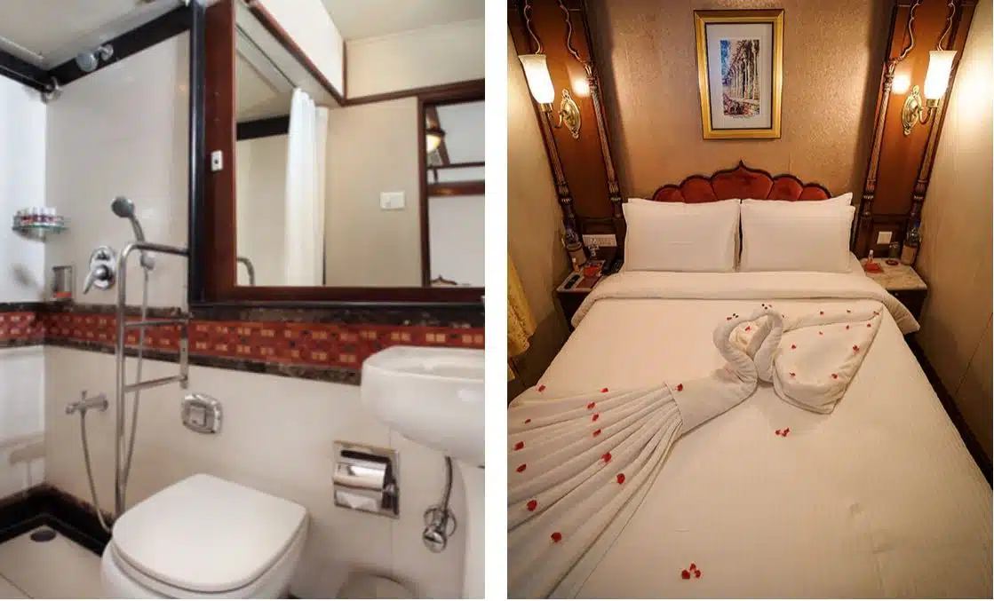 Golden Chariot bathroom