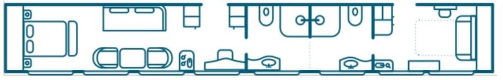 Le Grand Tour Adjoining Suite Cabin Layout