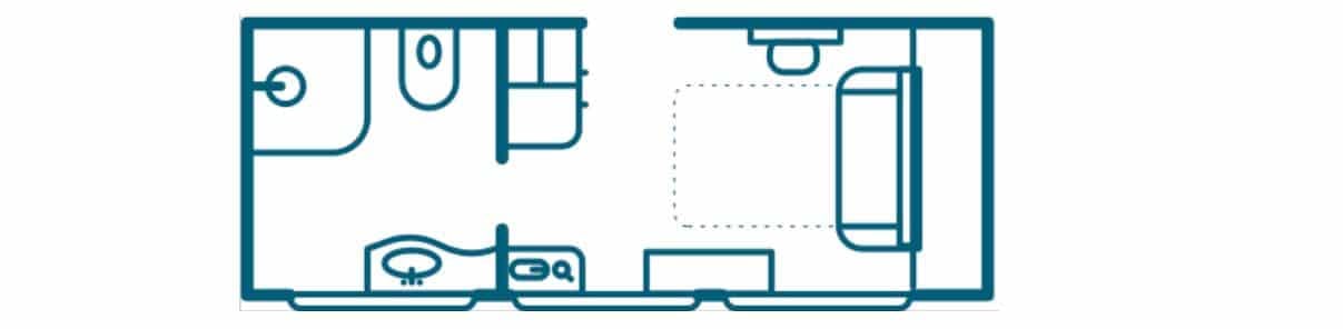 Le Grand Tour Standard Cabin Layout