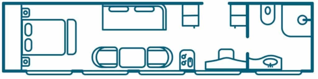 Le Grand Tour Suite Cabin Layout