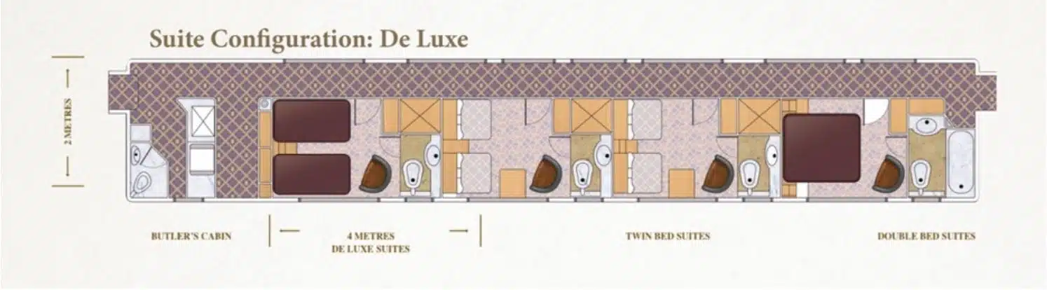 blue train de luxe suite plan