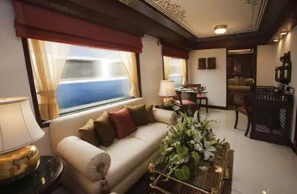 most luxurious train suites maharahjas express