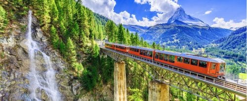 Luxury trains in Switzerland
