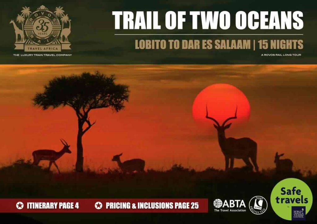 Rovos Rail Long Lobito to Dar tour box