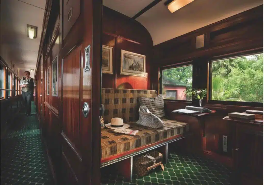 Rovos Rail Pullman Suite viewed from the corridor