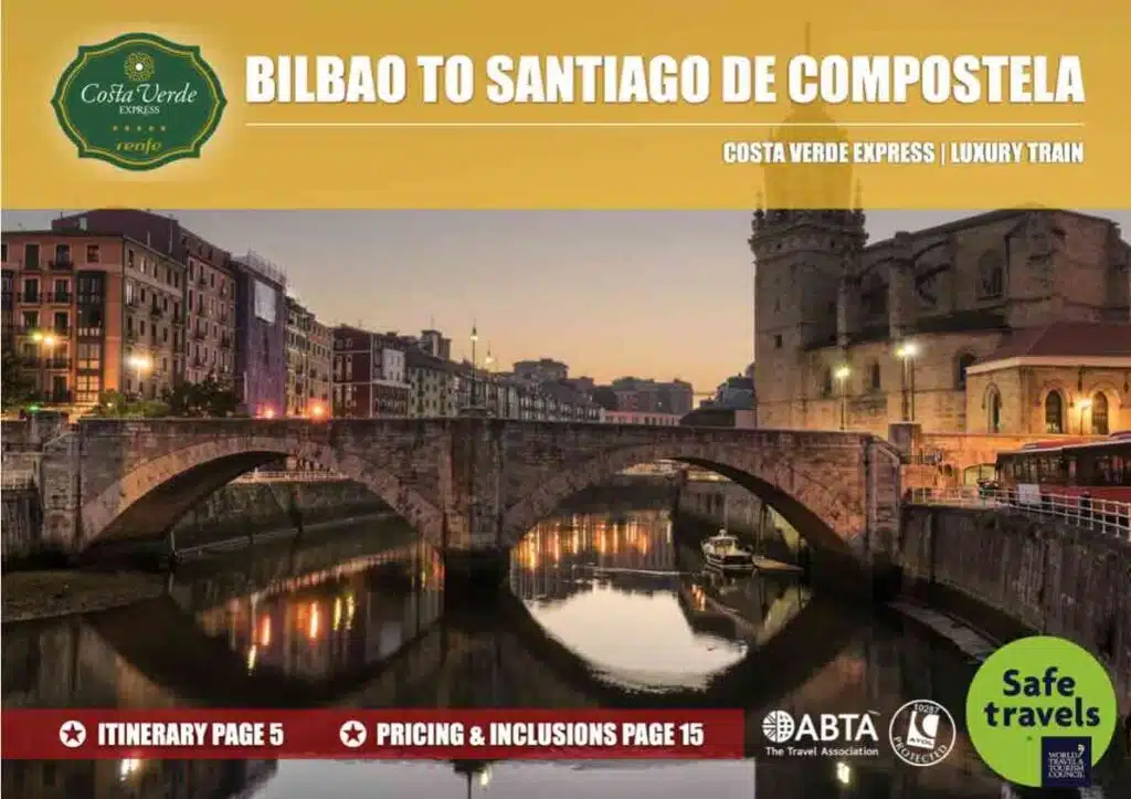 2026 Costa Verde Express Bilbao to Santiago de Compostela train tour