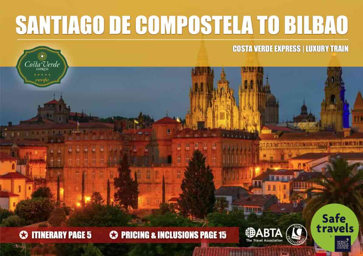 2026 Costa Verde Express Santiago de Compostela to Bilbao train tour