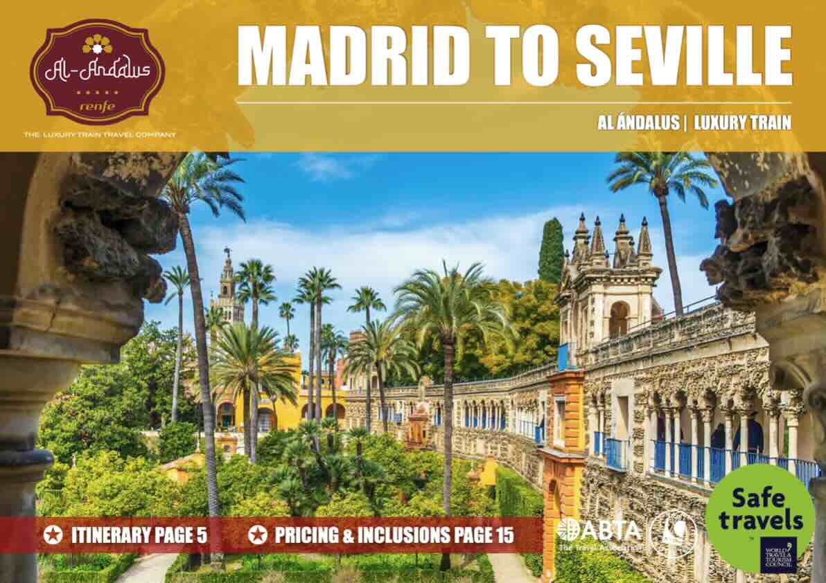 Al Andalus train Madrid to Seville tour