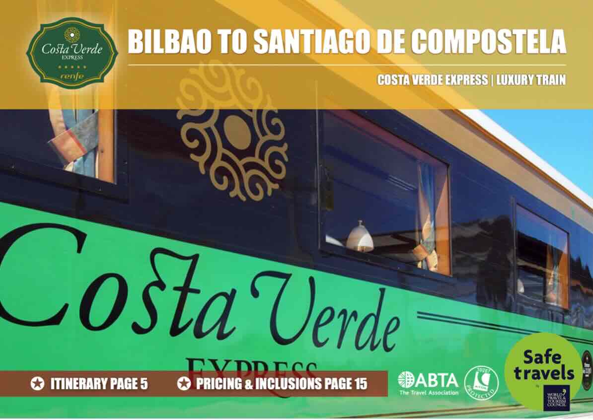 Costa Verde Express Bilbao to Santiago de Compostela train tour
