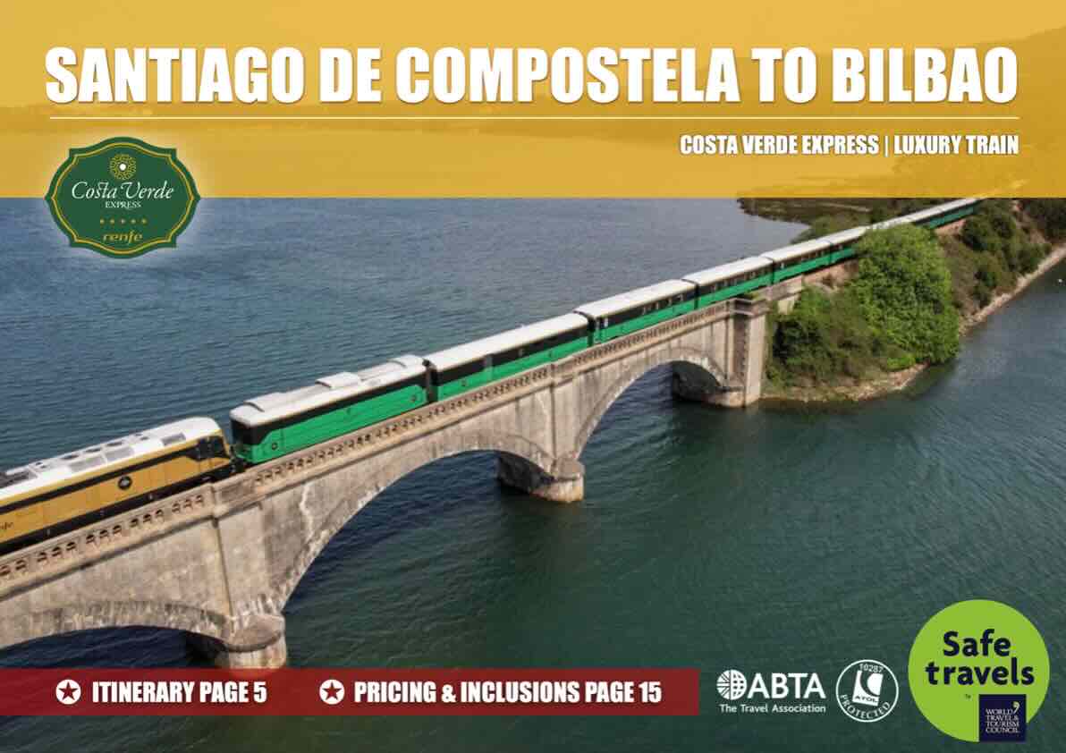 Costa Verde Express Santiago de Compostela to Bilbao train tour