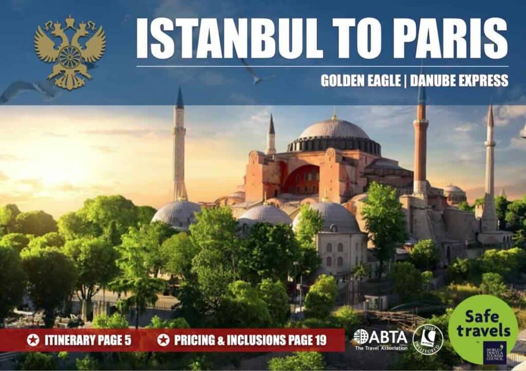 Danube Express Istanbul to Paris luxury train tour