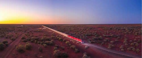 Experience luxury train travel in Australia