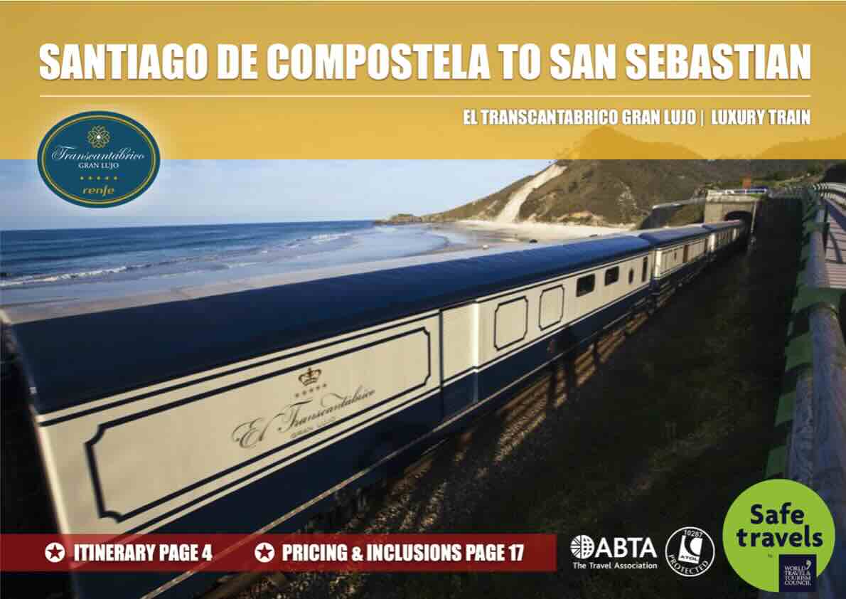 el transcantabrico train Santiago de compostela to san sebastian tour
