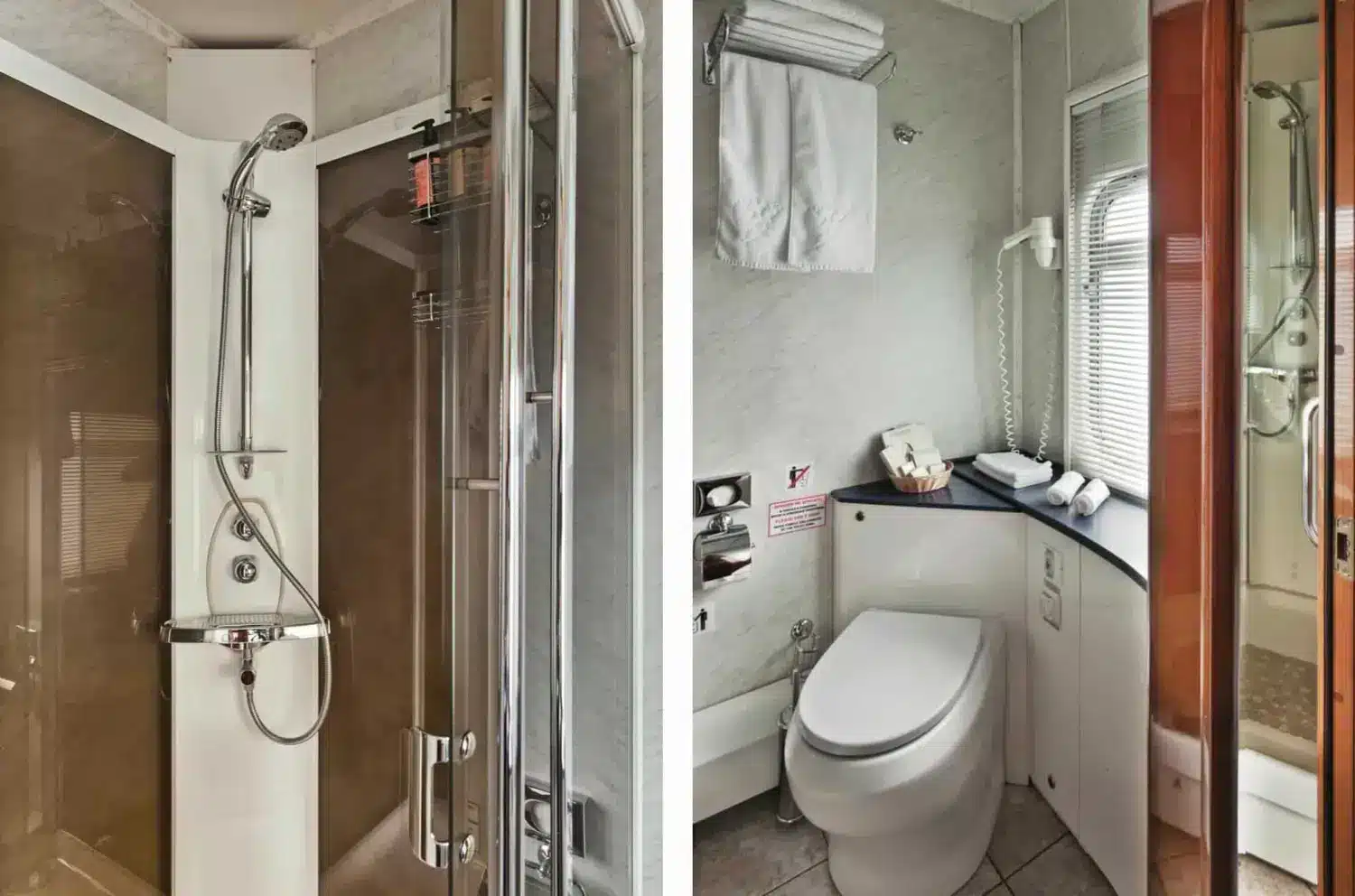 golden eagle train gold cabin bathroom