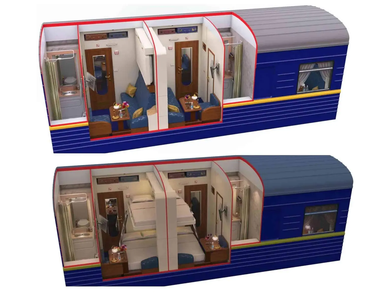 golden eagle train silver cabin diagram layout