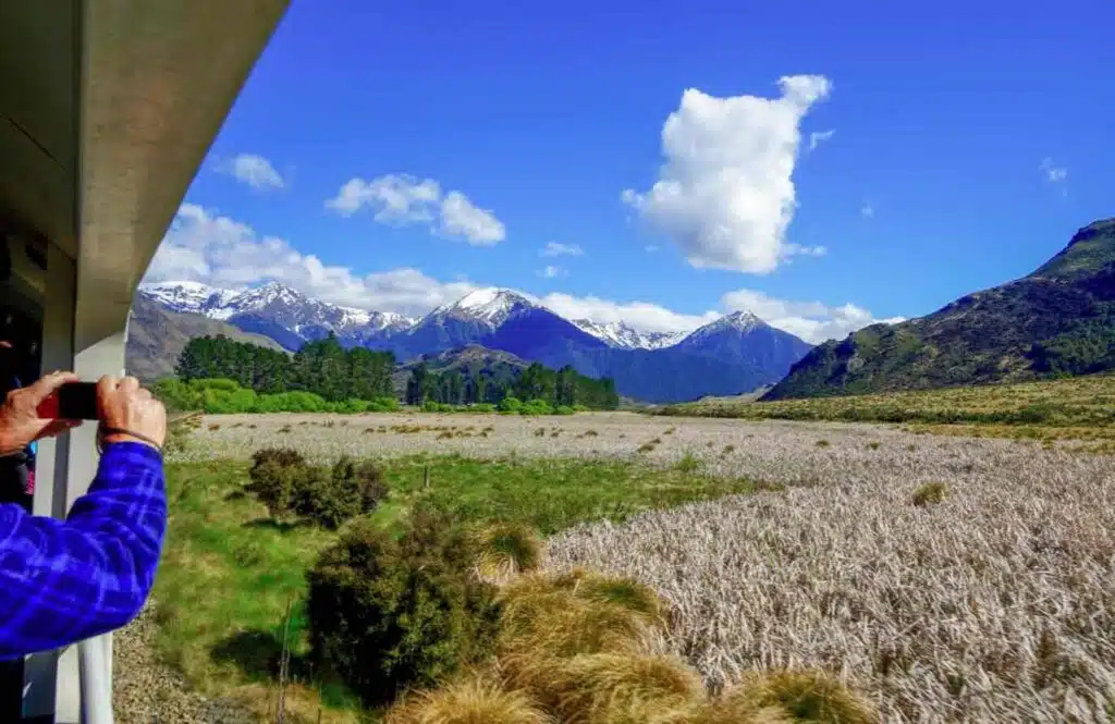 photo from a new zealand train