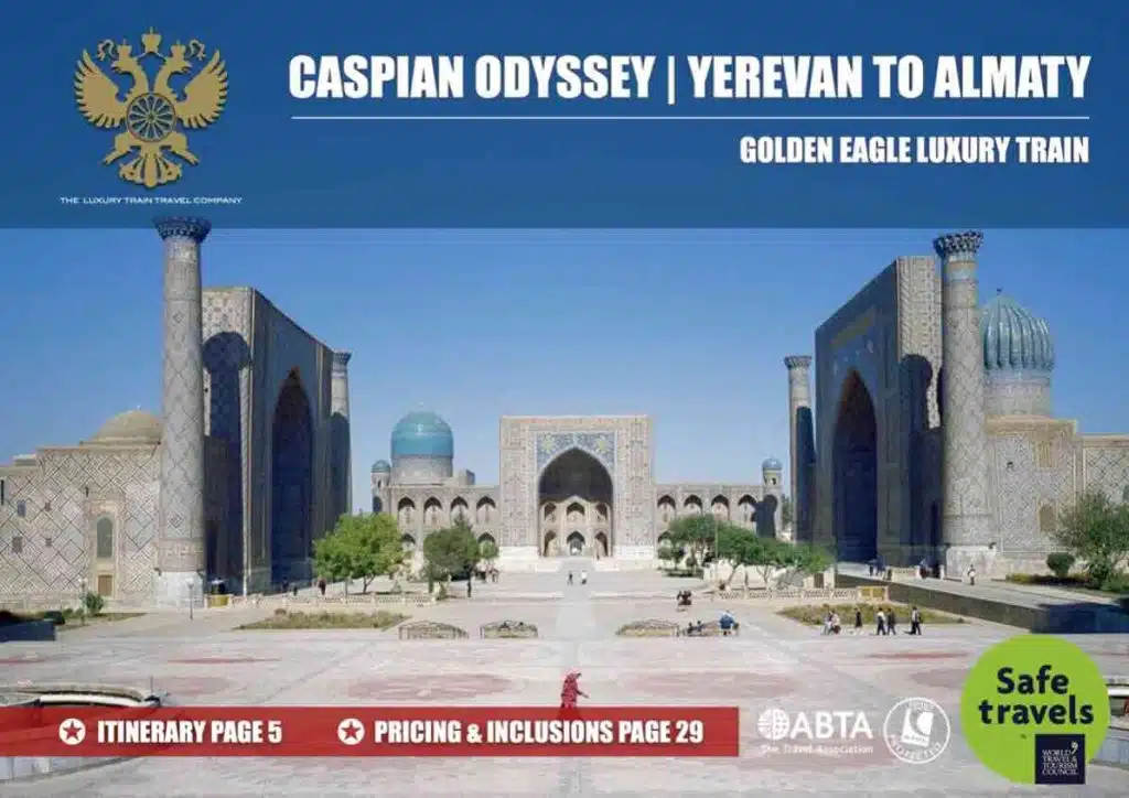 Golden Eagle Central Asia Caspian Odyssey luxury train tour