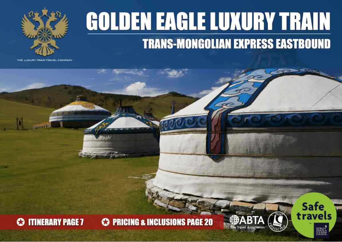 Golden Eagle Trans-Siberian Trans-Mongolian Express Eastbound Luxury Train Tour