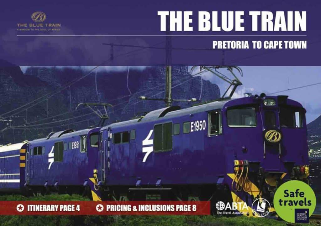 Blue Train South Africa Pretoria to Cape Town