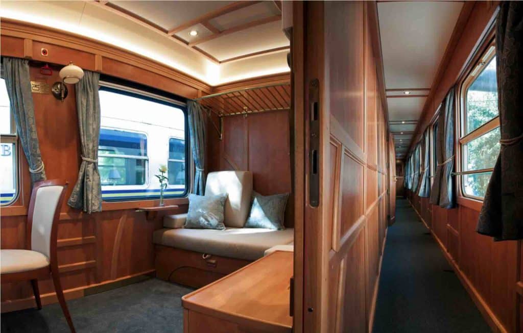 Danube Express superior deluxe cabin and aisle