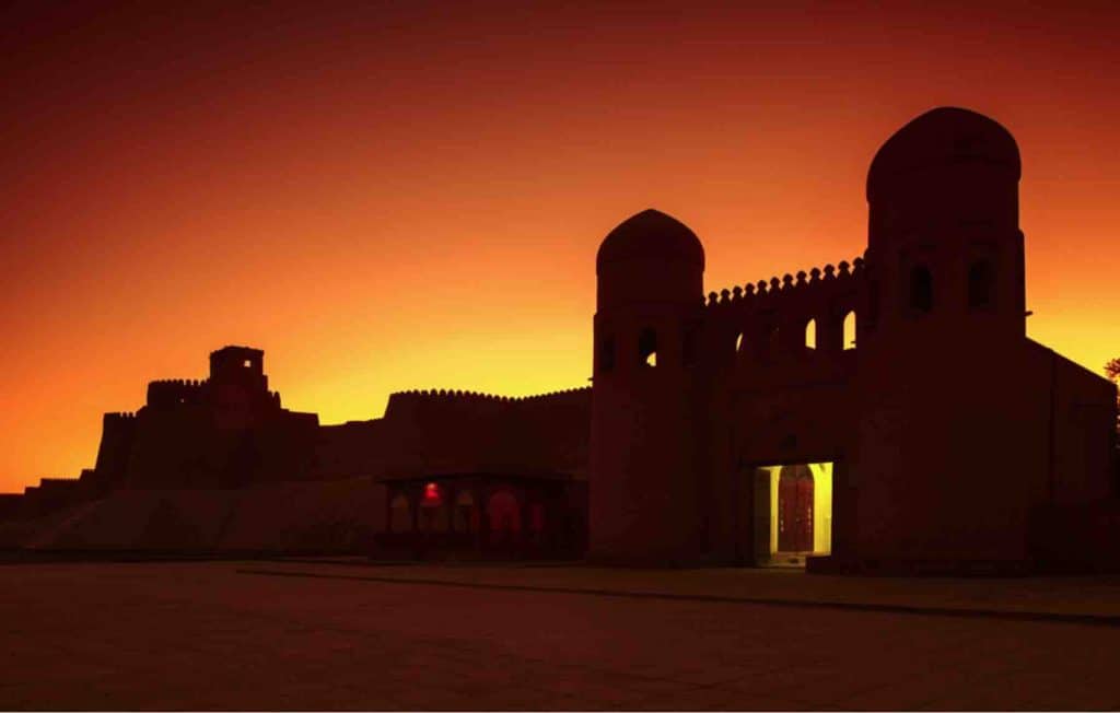 Orient Silk Road Express bukhara sunset