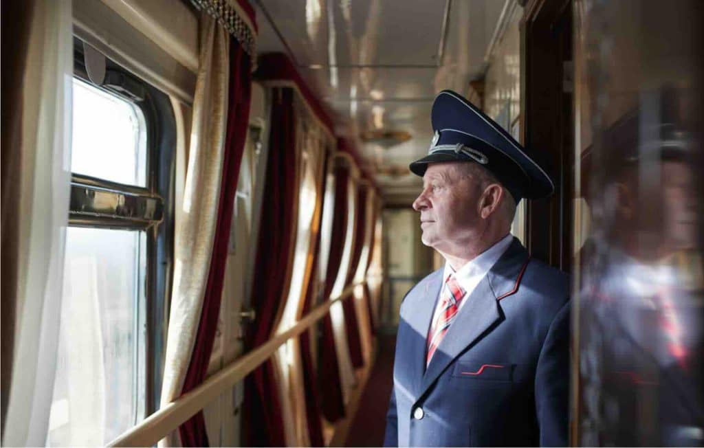 Orient Silk Road Express conductor