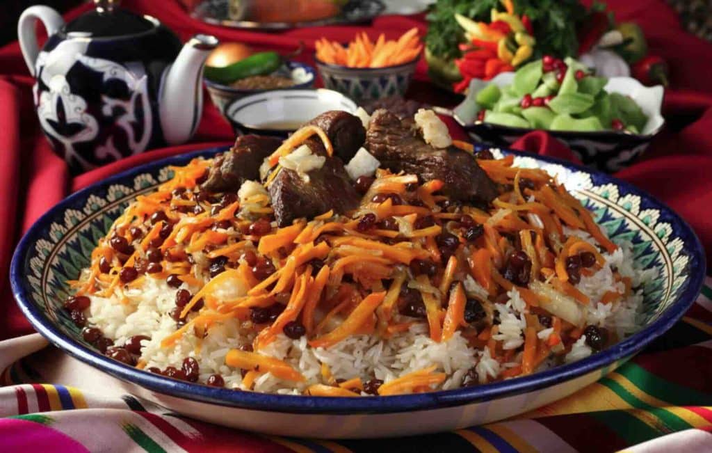 Orient Silk Road Express food plov
