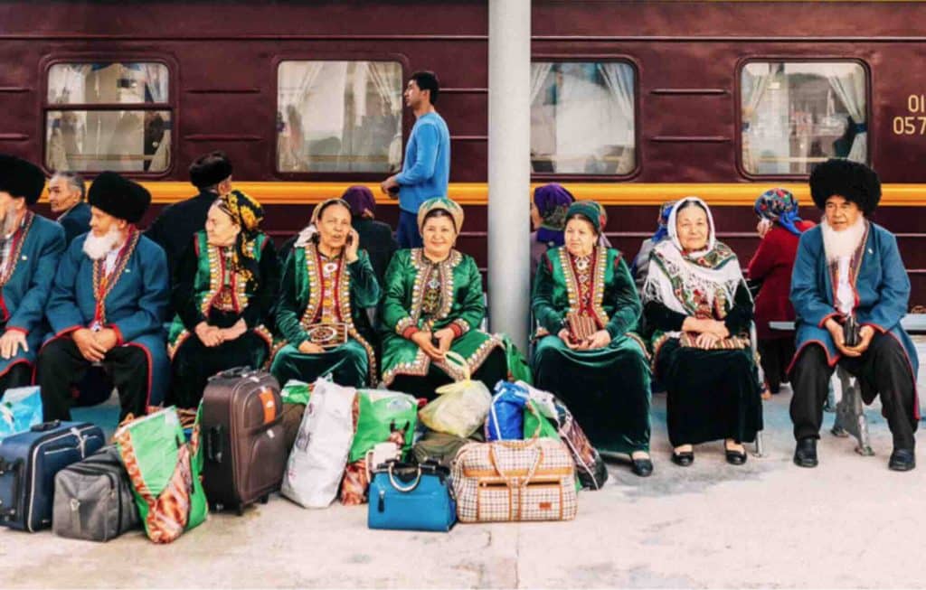 Orient Silk Road Express station scene