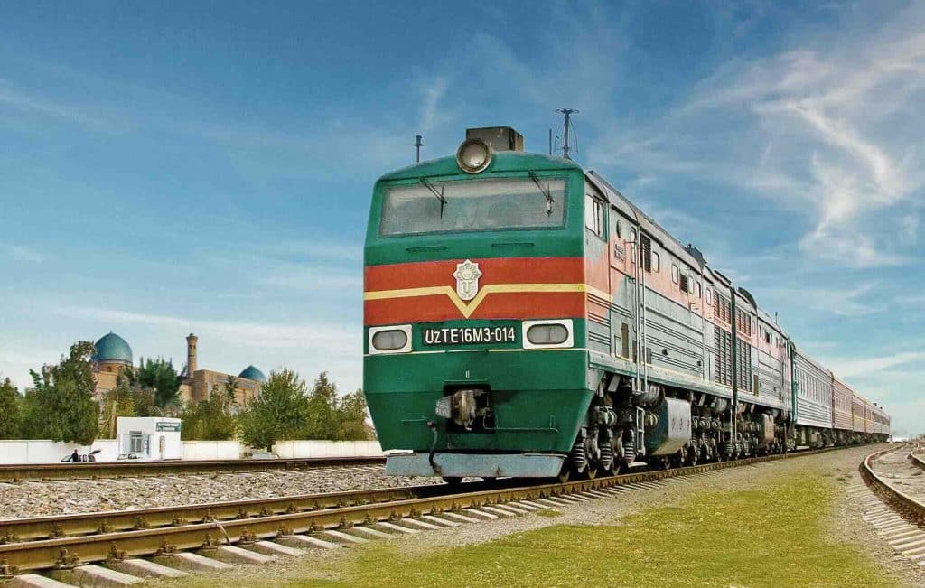 Orient Silk Road Express train engine
