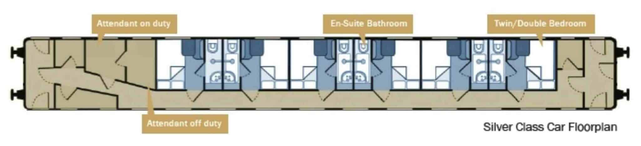 golden eagle train silver carriage diagram layout