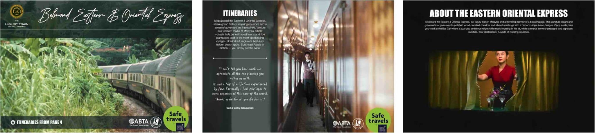 Belmond Eastern and Oriental Express LTTC Luxury Train Brochure
