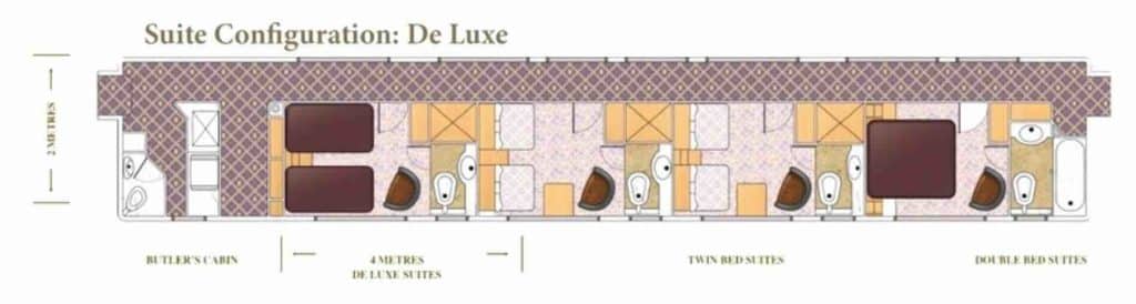 Blue Train De Luxe Suite Diagram LTTC