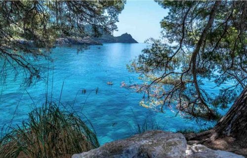 Clear Blue Sea In Sicily
