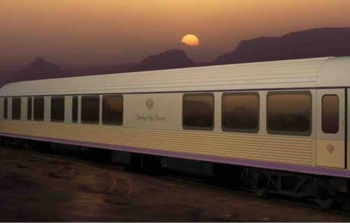 Dream of the Desert Luxury Train Saudi Arabia Exterior