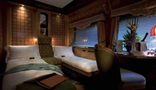 Eastern and Oriental Express Presidential Suite Beds LTTC
