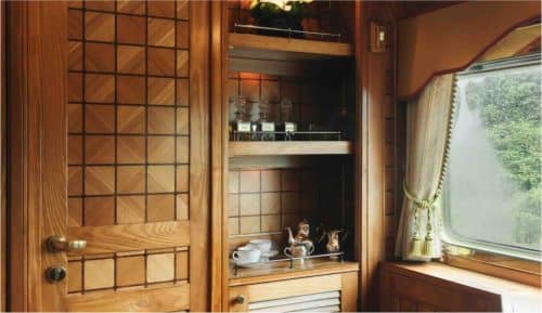 Eastern and Oriental Express Presidential Suite Shelves LTTC