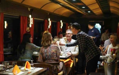 SJourney Vietnam Luxury Train Celebrating