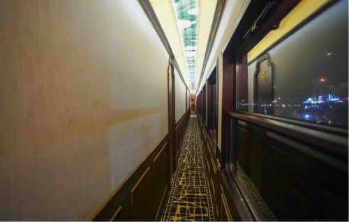 SJourney Vietnam Luxury Train Corridor