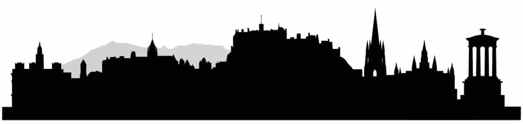UK Edinburgh Scotland Skyline