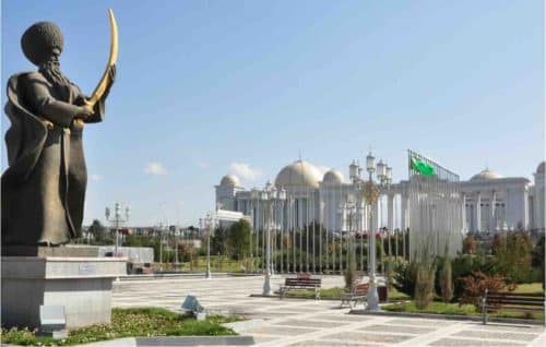 Ashgabat Statues Turkmenistan
