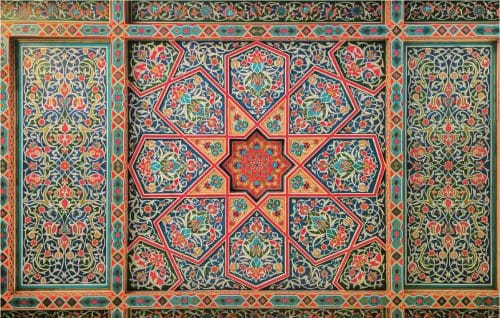 Details of Mosque Celiing in Uzbekistan