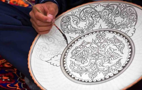 Kazakhstan Handicraft Painting