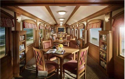 Lounge on The Deccan Odyssey