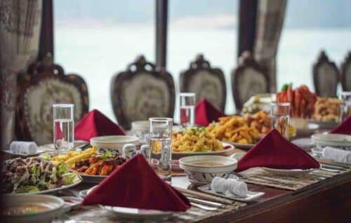 Lunch Onboard SJourney Vietnam