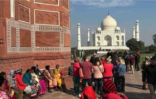 Taj Mahal in Agra India