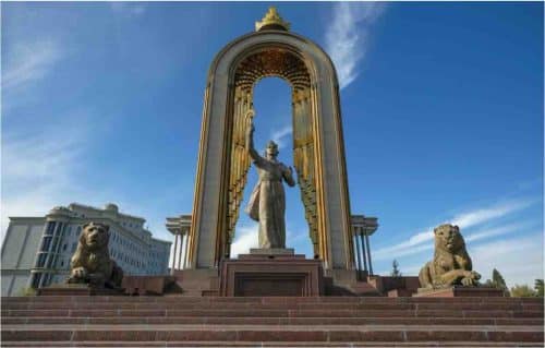 Tajikistan Dushanbe Monuments