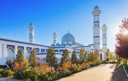 Tajikistan Dushanbe Mosque View